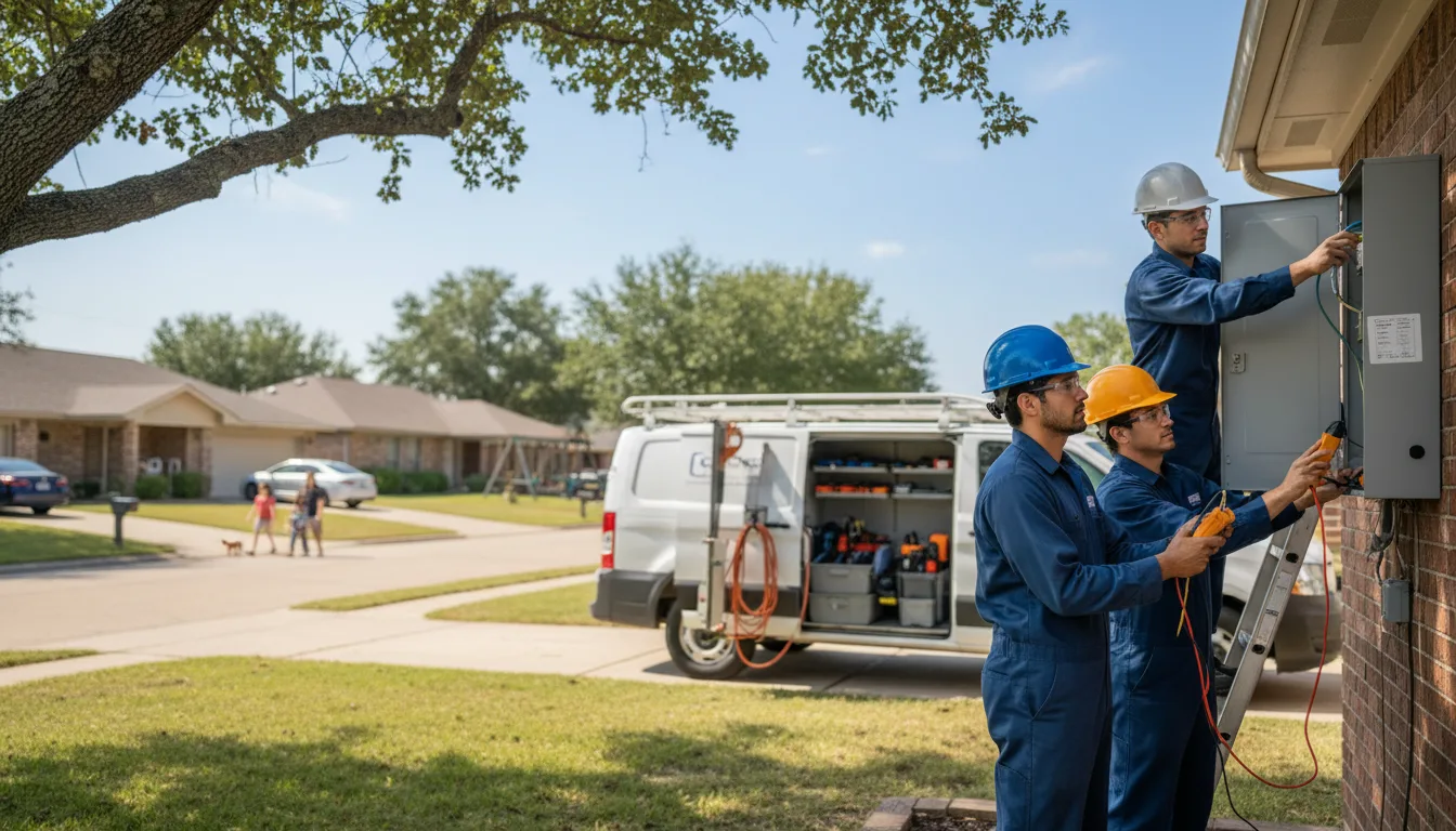 Certified electrician providing emergency electrical services in Stringer, MS